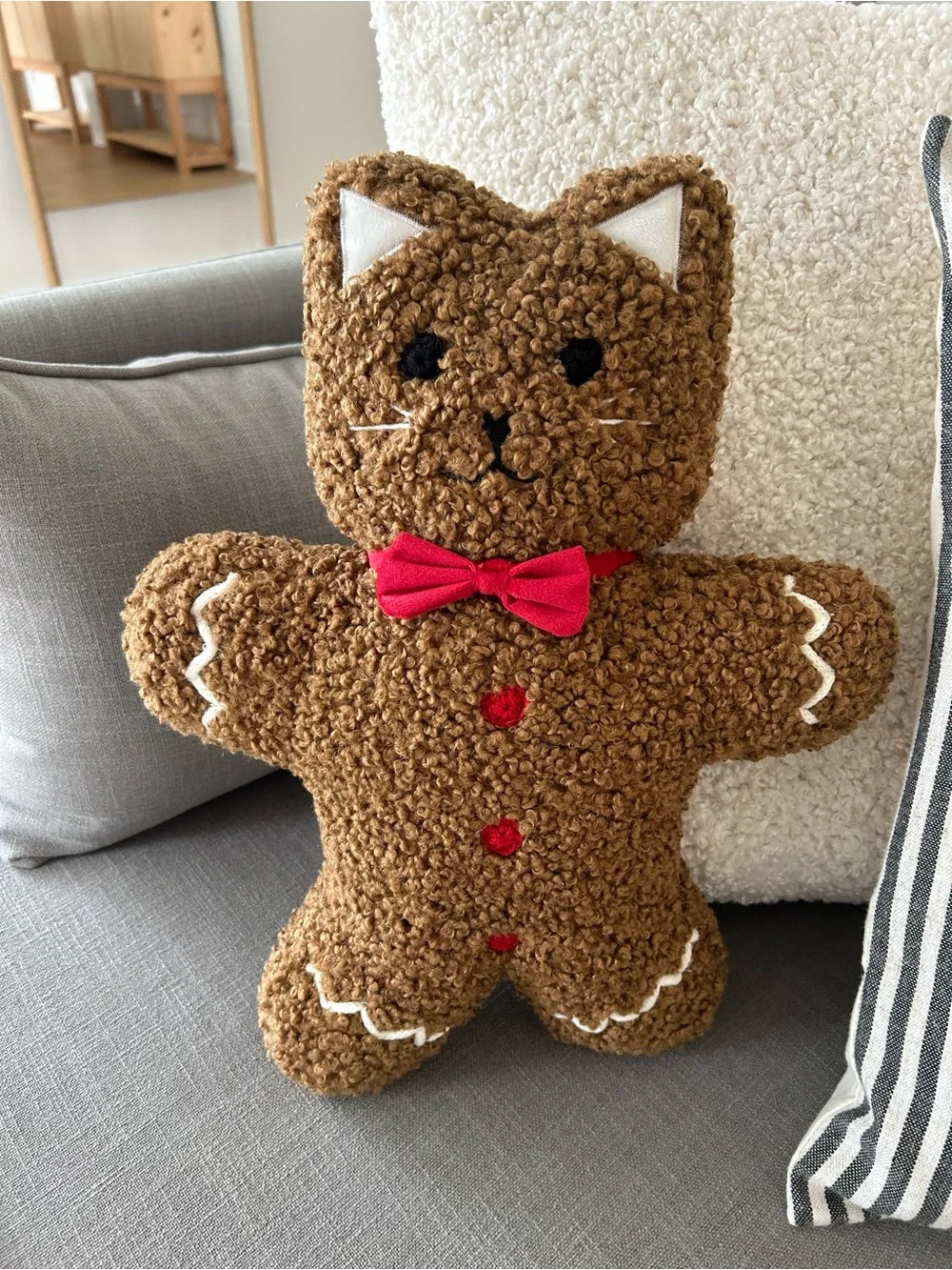 Pottery Barn Kitty Spice pillow